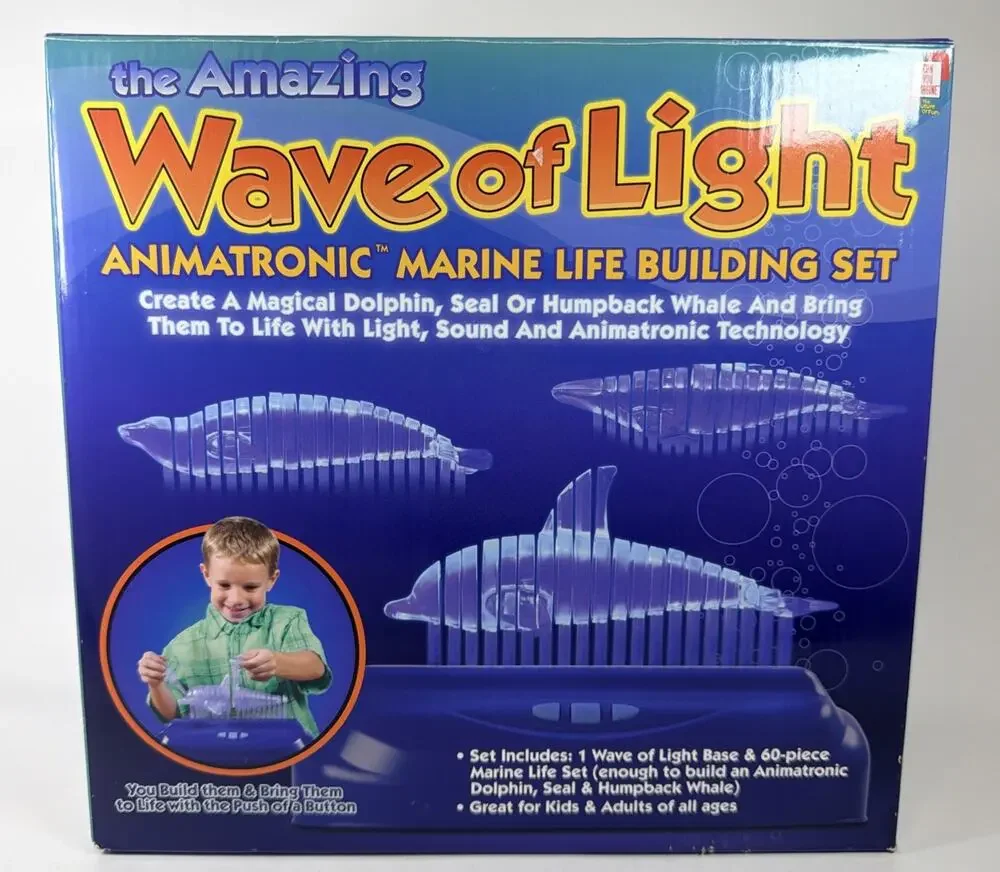 The Amazing Wave of Light - Animatronic Marine Life Building Set - New